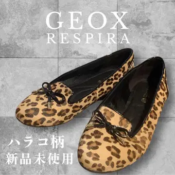 GEOX 고급 소재 송치 플랫 슈즈 미사용 새상품