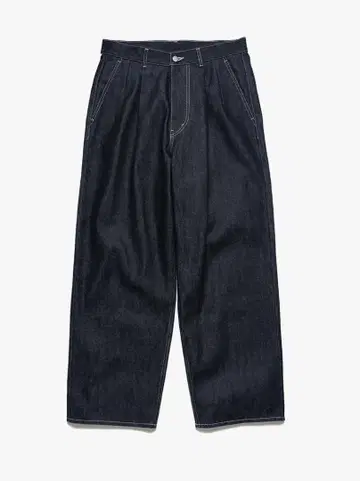 그라프페이퍼 Selvage Denim Two Tuck Pants