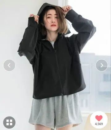 코카 UV 후드티