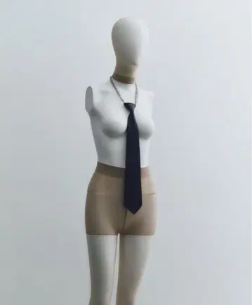 KISHIDA MIKI 체인 넥타이 블랙