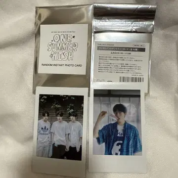 one summer wish 유우시 온리유 인스턴트 사진 2장 세트
