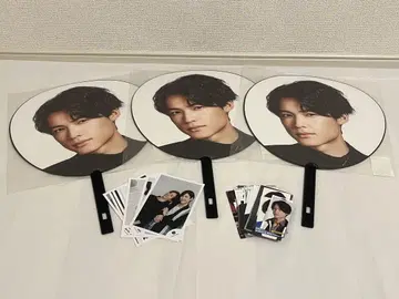 SixTONES 마츠무라 호쿠토 부채 공식 사진 골판지 데타카