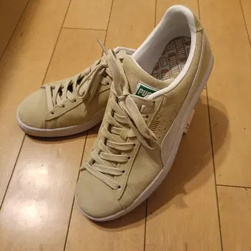 푸마 스웨이드 스니커즈 베이지 27cm