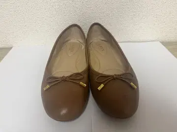 랄프 로렌 발레 슈즈 플랫 슈즈 카멜 23.5cm