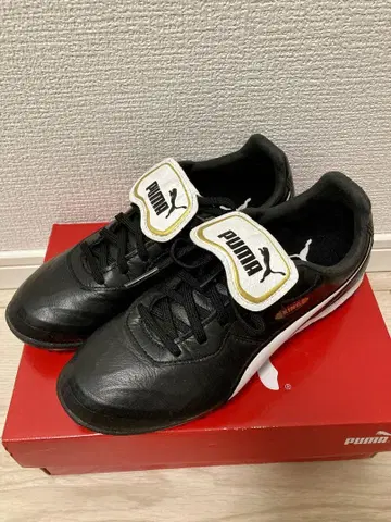 푸마 축구화 블랙 24.5cm