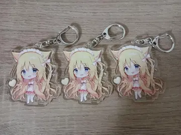 시라타마코 아크릴 키링 아크링 컬렉션 코로네 3개 세트