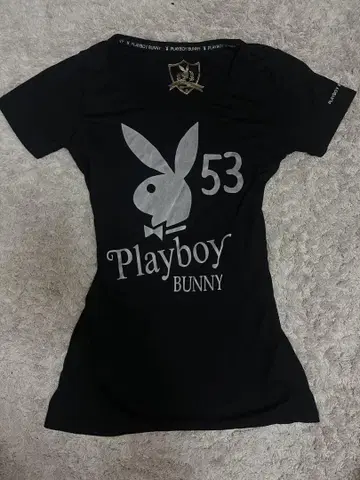 Playboy Bunny 피치 T 그런지 다크 코어 헤이세이 갸루 y2k
