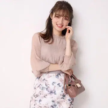 아푸와이저 리셰 2way 마조리카 블라우스