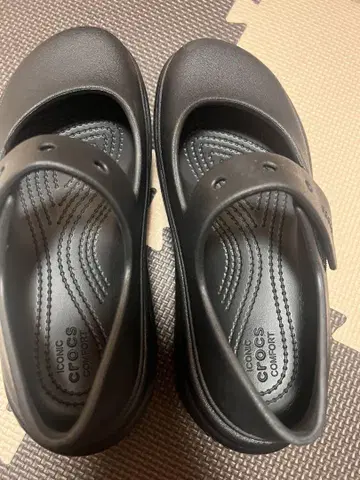 Crocs Tonic 블랙 간호사 샌들 M 35