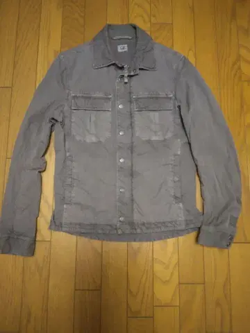 C.P. COMPANY 스모크 퍼플 셔츠 블루종