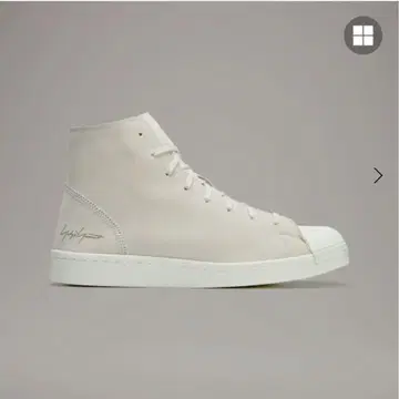 Y-3 화이트 하이컷 스니커즈