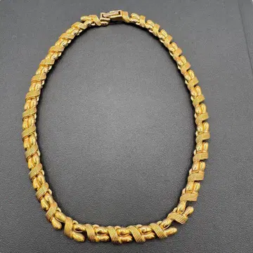 VINTAGE NINA RICCI 니나리치 초커 골드 GOLD