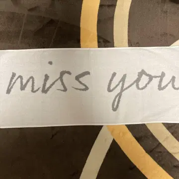 Mr.Children miss you 투어 타월