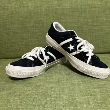ALL STAR 네이비 스웨이드 스니커즈