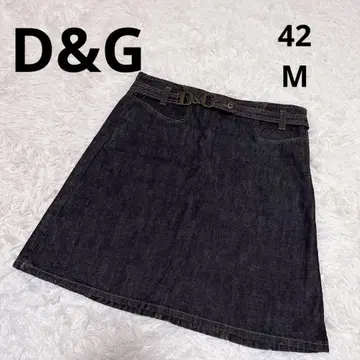 D&G 데님 스커트 블랙 42 M 사이즈 컨디션 최상