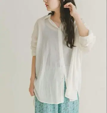 어반 리서치 린넨 코튼 빅 셔츠 미사용 택 포함