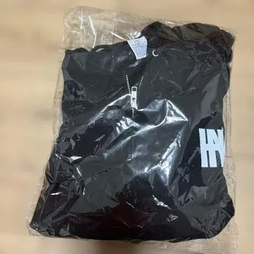 HYN 블랙 풀 집업 후드티