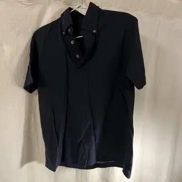 피케 셔츠 새상품급 가마쿠라 셔츠 네이비 컬러