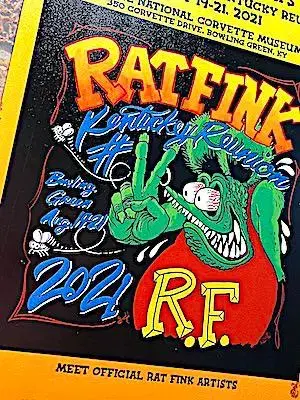 Rat Fink 굿즈 양철 간판 랫 핀크 포스터 DK0155