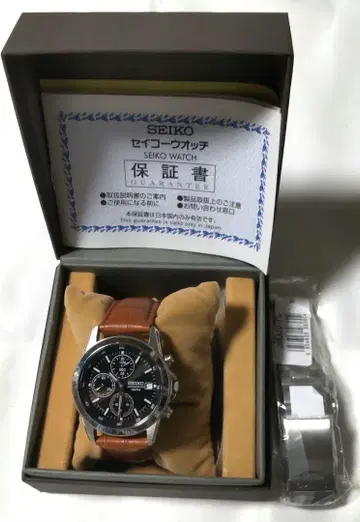 세이코 쿼츠 크로노그래프 손목시계