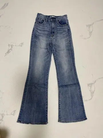 MOUSSY 부츠 컷 데님 라이트 블루 24인치