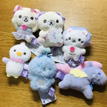 리락쿠마 코리락쿠마 하늘의 솜사탕 손 봉제 인형 세트