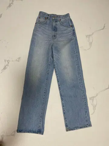 MOUSSY 하이 웨스트 스트레이트 데님 24인치