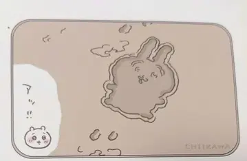 치이카와 시마무라 인테리어 매트 토끼