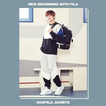 휠라 백팩 정국 착용