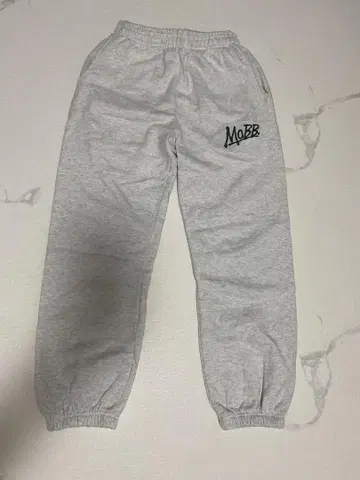 MOBB 그레이 스웨트 팬츠 M