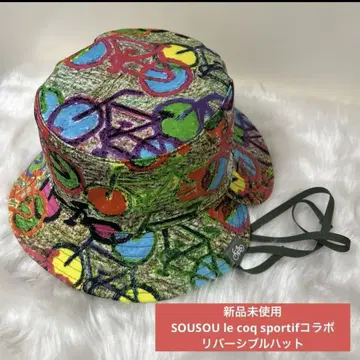 미사용 새상품 SOUSOU 르꼬끄 콜라보 리버서블 햇