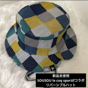 미사용 새상품 SOUSOU 르꼬끄 콜라보 리버서블 햇