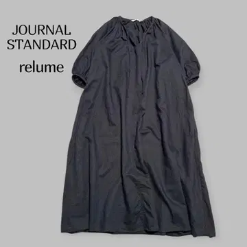 JOURNALSTANDARD relume 린넨 코튼 래글런 개더 원피스