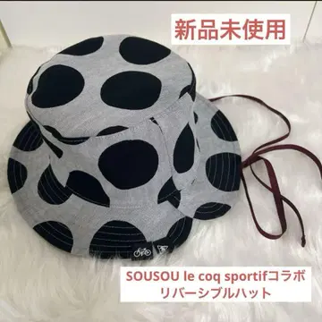 미사용 새상품 SOUSOU 르꼬끄 콜라보 리버서블 햇