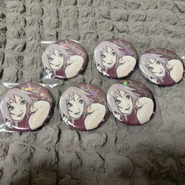 NARUTO 난자 타운 캔뱃지 하루노 사쿠라