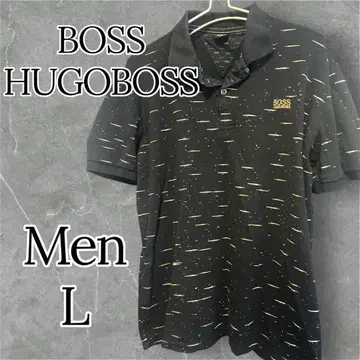BOSS HUGO BOSS 남성용 반팔 피케 셔츠 L 사이즈