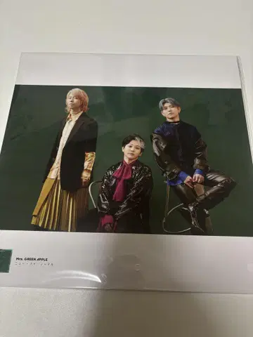 Mrs. GREEN APPLE LP 사이즈 사진 포스터 (19장)