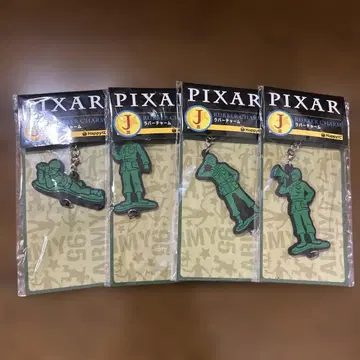 happy 복권 PIXAR 2025 그린 아미맨 러버 스트랩 4개