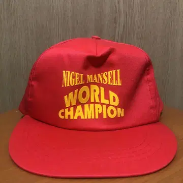 Nigel Mansell 월드 챔피언 캡 90s F-1