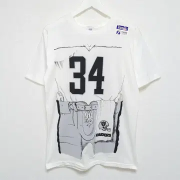 M 90s RAIDERS 티셔츠 보자 잭슨 NFL NWA USA제