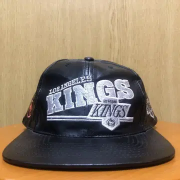 LOS ANGELES KINGS 야구 모자 블랙 90s