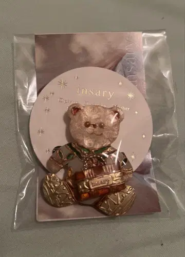 insary 브로치 곰 브로치