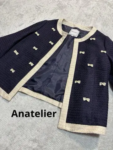 a135 Anatelier 아나텔리어 자켓 리본 노카라