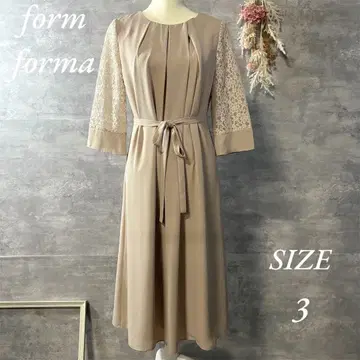form forma 포멀 레이스 원피스 베이지 빅 사이즈 3