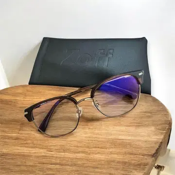 Zoff 블루라이트 차단 안경 브라운 무도수