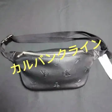 미사용 새상품 캘빈클라인 바디백 웨스트 파우치 로고