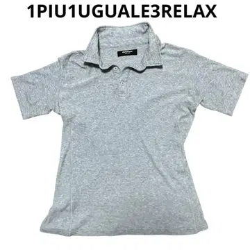 1PIU1UGUALE3RELAX 우노푸 피케 셔츠 반팔 파일 원단