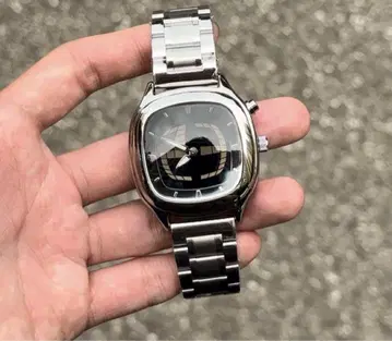 손목시계 y2k 블랙 사각 PINTIME