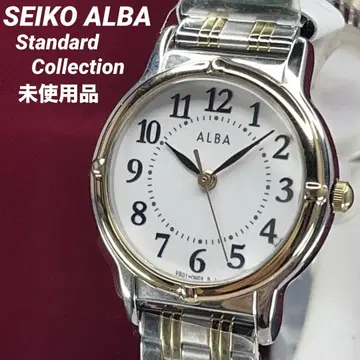 미사용 SEIKO ALBA 콤비 컬러 스탠다드 컬렉션 손목시계