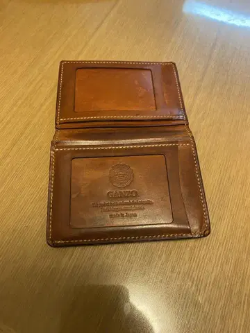 GANZO 가죽 패스 케이스 두겹